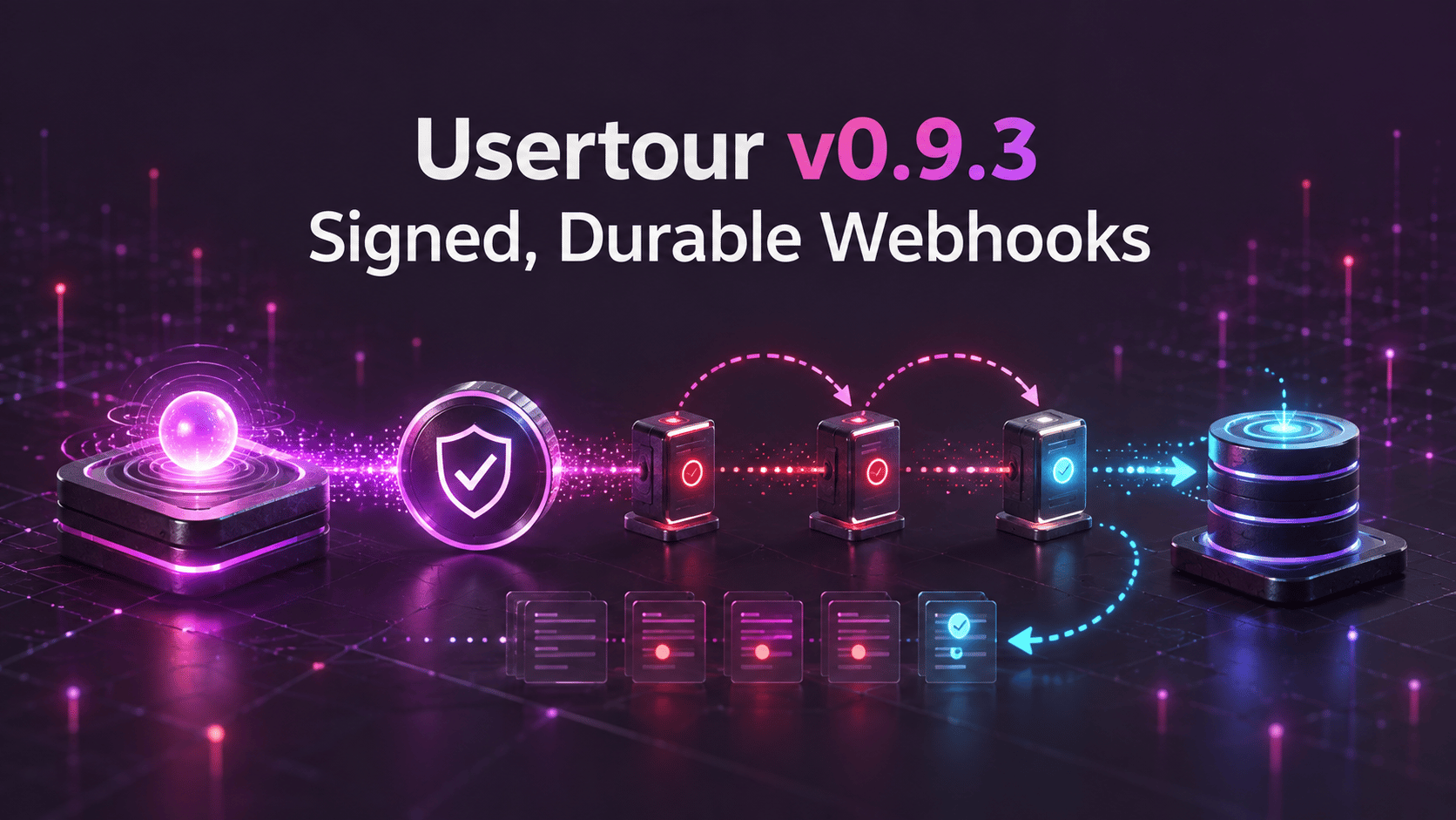 Usertour v0.9.3: Outbound Webhooks with Signed, Durable Delivery